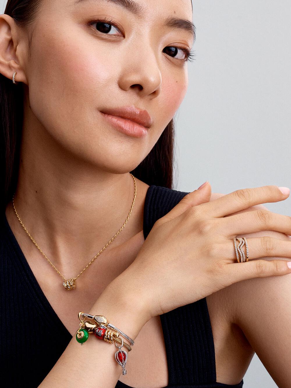Sparkling Huggie Hoop Earrings